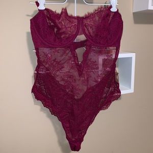 Maroon Victoria’s Secret Teddy